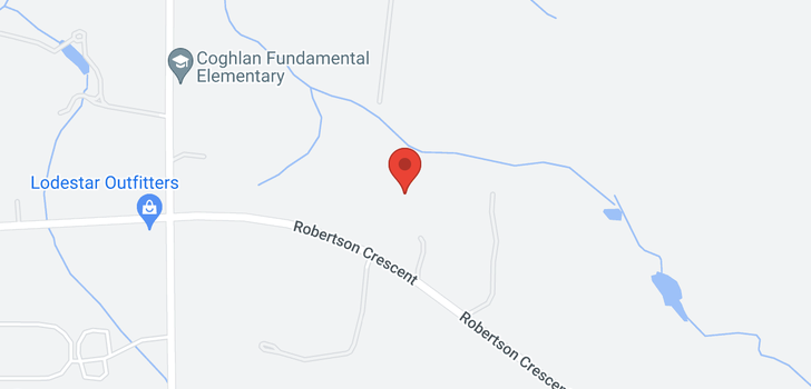 map of 25907 ROBERTSON CRESCENT